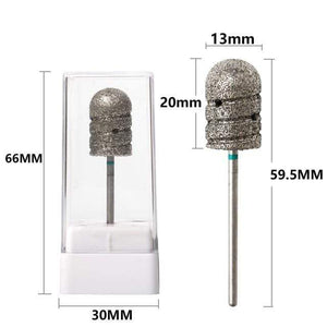 Planet Gates 12mm 80 grit Machine Nail Drill Bits Zebra Sanding Bands Foot Care Polishing Manicure Gel Polish Remover Replacement Tools Cutter