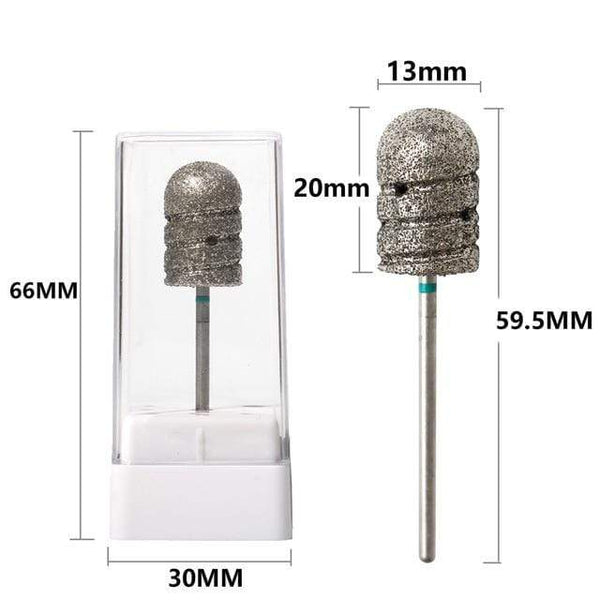 Planet Gates 12mm 80 grit Machine Nail Drill Bits Zebra Sanding Bands Foot Care Polishing Manicure Gel Polish Remover Replacement Tools Cutter