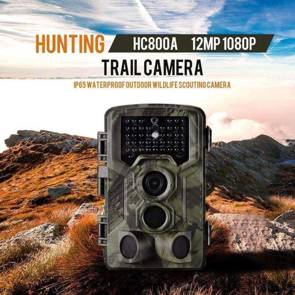 Planet Gates 12MP 1080P HC 800A Trail Camera Hunting Camera Outdoor Wildlife Scouting Camera with PIR Sensor Infrared Night Vision