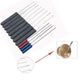 12pc Black Lock Pick Set Kit Locksmith Hand Tool Broken Key Extractor Remove Removal Hook Hardware DIY Hand Tool Stainless Steel