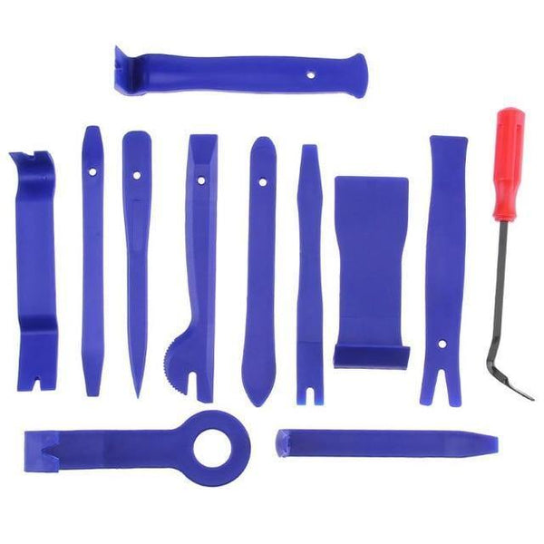 Planet Gates 12pcs 11/12pcs Car Disassembly Tools DVD Stereo Refit Kits Interior Plastic Trim Panel Dashboard Installation Removal Repair Tools