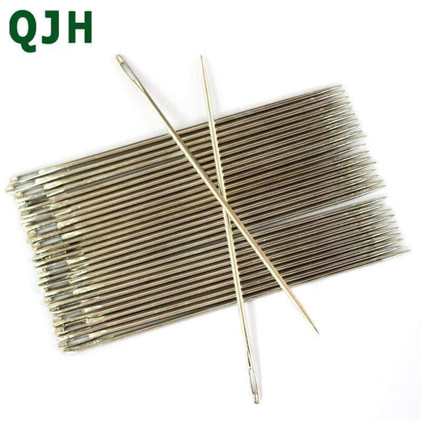 Planet Gates 12pcs 4size Hand Stitches Stainless Steel Embroidery Needle Needlework Knitting Needles Arts & Crafts Sewing Tools  4" 5" 6" 7"