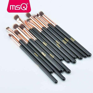 Planet Gates 12pcs+6pcs Eye Makeup Brushes Set Professional Eyeshadow Blending Make Up Brushes Soft Synthetic Hair Without Skin Hurt