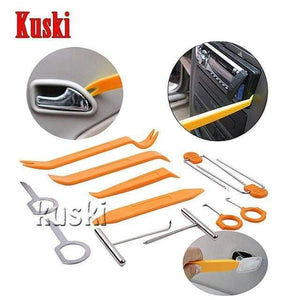 Planet Gates 12pcs Car Disassembly Tools DVD Stereo Refit Kits Plastic Trim Removal Tool Panel Dashboard Installation Removal Repair Tools