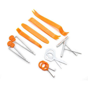 Planet Gates 12pcs Car Disassembly Tools DVD Stereo Refit Kits Plastic Trim Removal Tool Panel Dashboard Installation Removal Repair Tools