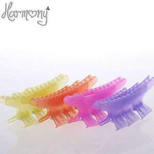 Planet Gates 12pcs colorful Salon Hair Clip Claw Section Styling Tools Hair Clip Clamps Care Hairpins Pro Butterfly Hairdressing Clip Tool