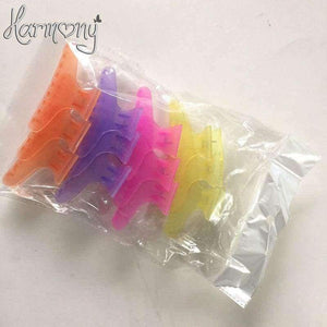 Planet Gates 12pcs colorful Salon Hair Clip Claw Section Styling Tools Hair Clip Clamps Care Hairpins Pro Butterfly Hairdressing Clip Tool