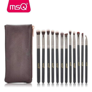Planet Gates 12pcs Eyeshadow Makeup Brushes Set pincel maquiagem Pro Rose Gold Eye Shadow Blending Make Up Brushes Soft Synthetic Hair