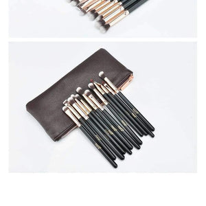 Planet Gates 12pcs Eyeshadow Makeup Brushes Set pincel maquiagem Pro Rose Gold Eye Shadow Blending Make Up Brushes Soft Synthetic Hair