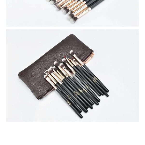 Planet Gates 12pcs Eyeshadow Makeup Brushes Set pincel maquiagem Pro Rose Gold Eye Shadow Blending Make Up Brushes Soft Synthetic Hair