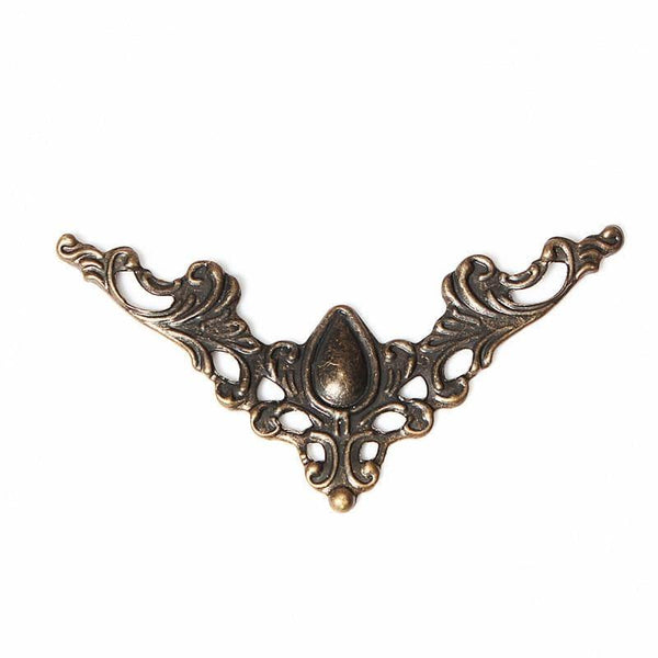 12Pcs Iron Jewelry Box Gift Wine Case Book Scrapbook Album Corner Decorative Protector Gold Silver Bronze