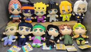 Planet Gates 12pcs Jojos Bizarre Adventure Giorno Narancia Mista Buccellati Abbacchio Fugo Yoshikage Kira Rohan Kishibe Josuke plush toy doll