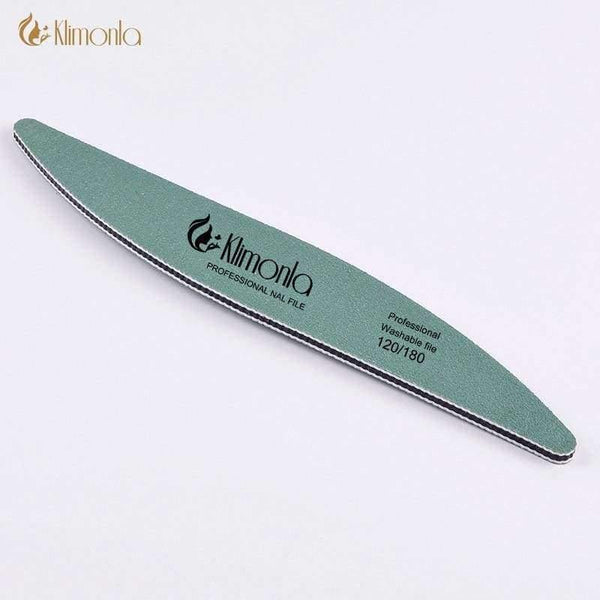 Planet Gates 12Pcs/lot Nails Art Tools Nail File Buffer Sanding Washable Sandpaper Fake Nails Art Manicure Nail Files Care Tool Green Leaf