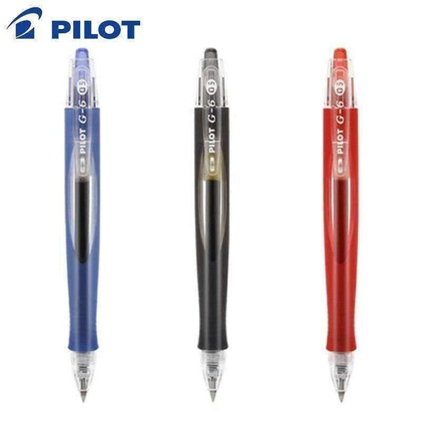 Planet Gates 12Pcs/Lot PILOT G-6 BL-G6-5 Automatic neutral pen Mechanical pencil streamline pen 0.5 mm Writing Supplies Office & School