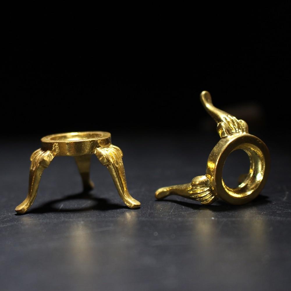 Planet Gates 12PCS/LOT Vintage Glass Ball Pedestal Diamond Support Base Home Decoration