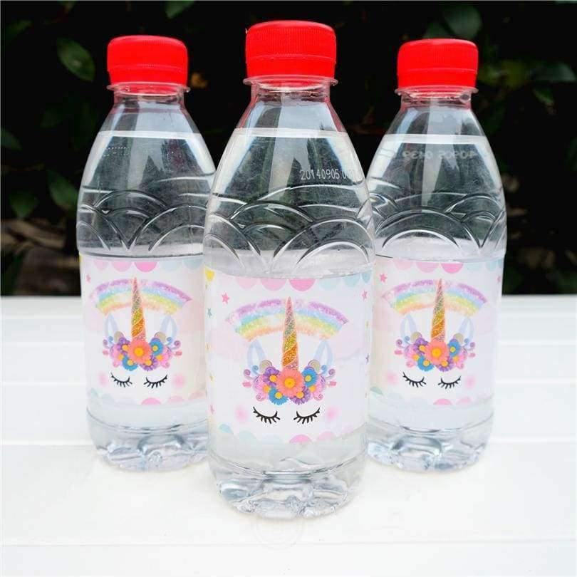 Planet Gates 12pcs magic dreamy fantasy Unicorn Horse water bottle label candy bar decoration kids birthday party supplies baby shower