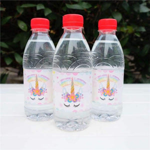 Planet Gates 12pcs magic dreamy fantasy Unicorn Horse water bottle label candy bar decoration kids birthday party supplies baby shower