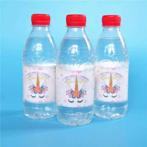 Planet Gates 12pcs magic dreamy fantasy Unicorn Horse water bottle label candy bar decoration kids birthday party supplies baby shower