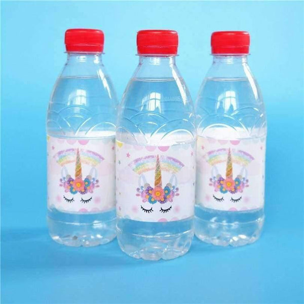 Planet Gates 12pcs magic dreamy fantasy Unicorn Horse water bottle label candy bar decoration kids birthday party supplies baby shower