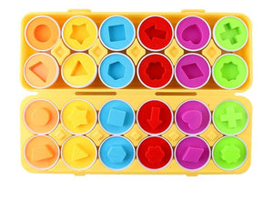 Planet Gates 12PCS Montessori Learning Education Math Toys Kids Match Smart Eggs Screws 3D Puzzle Game For Children Educational Toys