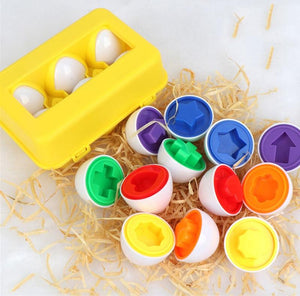 Planet Gates 12PCS Montessori Learning Education Math Toys Kids Match Smart Eggs Screws 3D Puzzle Game For Children Educational Toys