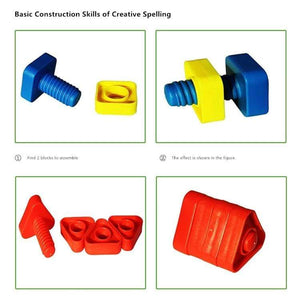 Planet Gates 12PCS Montessori Learning Education Math Toys Kids Match Smart Eggs Screws 3D Puzzle Game For Children Educational Toys