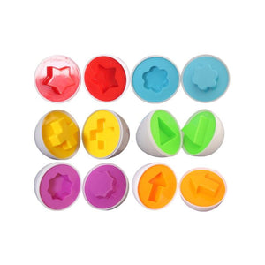 Planet Gates 12PCS Montessori Learning Education Math Toys Kids Match Smart Eggs Screws 3D Puzzle Game For Children Educational Toys