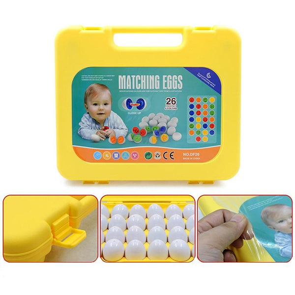 Planet Gates 12PCS Montessori Learning Education Math Toys Kids Match Smart Eggs Screws 3D Puzzle Game For Children Educational Toys