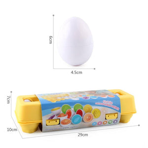 Planet Gates 12PCS Montessori Learning Education Math Toys Kids Match Smart Eggs Screws 3D Puzzle Game For Children Educational Toys