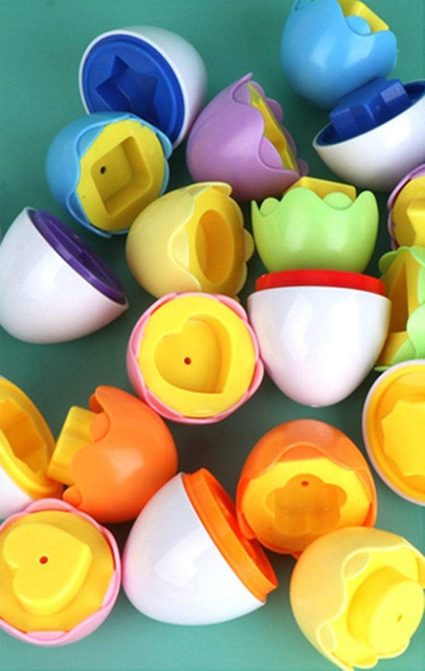 Planet Gates 12PCS Montessori Learning Education Math Toys Kids Match Smart Eggs Screws 3D Puzzle Game For Children Educational Toys