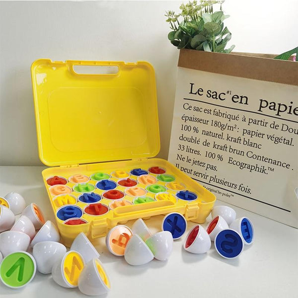 Planet Gates 12PCS Montessori Learning Education Math Toys Kids Match Smart Eggs Screws 3D Puzzle Game For Children Educational Toys