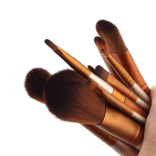 Planet Gates 12Pcs Nake  Brushes Cosmetics tools NK3 Rose Gold Face Eyeshadow Eyeliner Lip Brush Set Tool Pinceis Maquiage Make Up