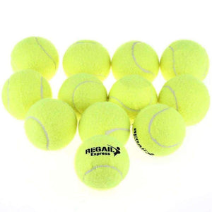 Planet Gates 12pcs/set High Elasticity Tennis Training Ball Training Ball Natural Rubber Tennis Ball Sport Training Competition Ball