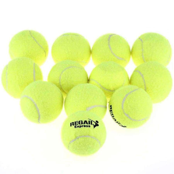 Planet Gates 12pcs/set High Elasticity Tennis Training Ball Training Ball Natural Rubber Tennis Ball Sport Training Competition Ball