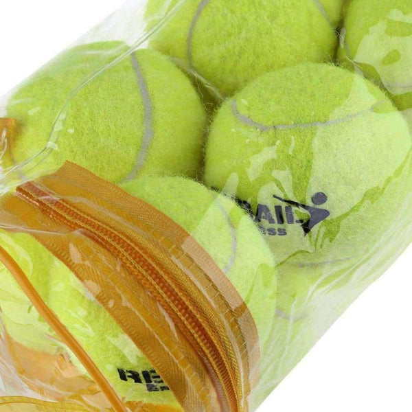 Planet Gates 12pcs/set High Elasticity Tennis Training Ball Training Ball Natural Rubber Tennis Ball Sport Training Competition Ball