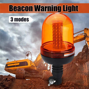 Planet Gates 12V-24V 80 LED Car Flashing Strobe Lamp Beacon Emergency Warning Light Amber Lamp Traffic Light Roadway Safety