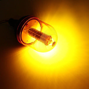 Planet Gates 12V-24V 80 LED Car Flashing Strobe Lamp Beacon Emergency Warning Light Amber Lamp Traffic Light Roadway Safety