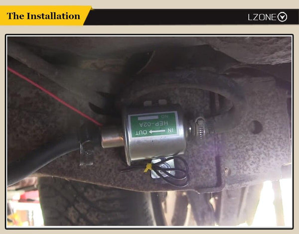 Planet Gates 12V / 24V Electric Fuel Pump Low Pressure Bolt Fixing Wire Diesel Petrol HEP-02A For Car Carburetor Motorcycle ATV