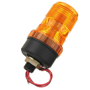 Planet Gates 12V 24V LED Rotating Flashing Amber Beacon Flexible Strobe Tractor Warning Light Traffic Light Roadway Safety
