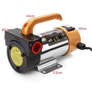 Planet Gates 12V 260W Car Engine Portable for Diesel Fuel Oil Transfer Pump Self Priming Oil Pump 50L/Min