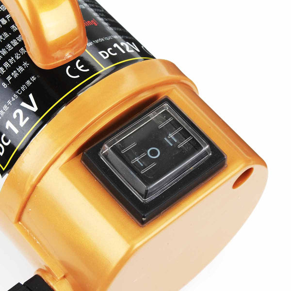 Planet Gates 12V 260W Car Engine Portable for Diesel Fuel Oil Transfer Pump Self Priming Oil Pump 50L/Min