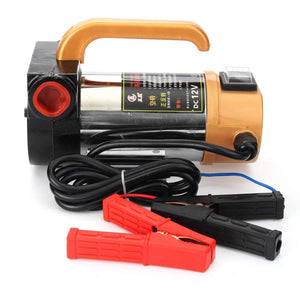 Planet Gates 12V 260W Car Engine Portable for Diesel Fuel Oil Transfer Pump Self Priming Oil Pump 50L/Min