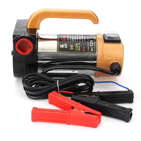 Planet Gates 12V 260W Car Engine Portable for Diesel Fuel Oil Transfer Pump Self Priming Oil Pump 50L/Min