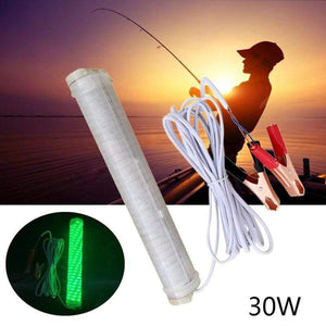 Planet Gates 12V 30W 150SMD LED Green Underwater Submersible Night Fishing Light Collecting Fish Finder Lamp Attracts Prawns Squid Krill Lamp