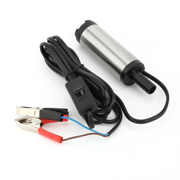 Planet Gates 12V 38mm Electric Fuel Transfer Pump Water Oil Transfer Refueling Submersible Pump For Diesel Water Pump Car Motorbike