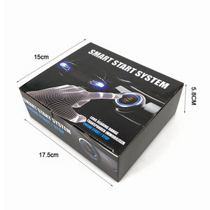 Planet Gates 12V Anti-theft Keyless Start System Remote Alarm System Alarm Keyless Entry Starter Auto Car SUV Start Button Car Accessories