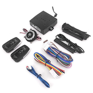 Planet Gates 12V Anti-theft Keyless Start System Remote Alarm System Alarm Keyless Entry Starter Auto Car SUV Start Button Car Accessories
