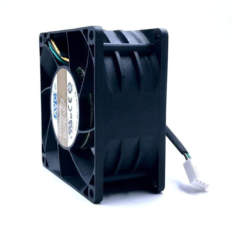 Planet Gates 12v Ball Bearing Cooling Fan 8038,New for AVC  DYTB0838B2U 2.1A 80X38mm 4-pin PWM,High Speed CFM Air Flow,for Car Boost Miner