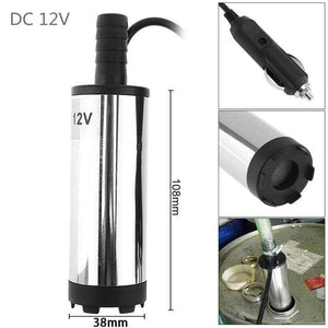 Planet Gates 12V Car Charger / Russian Federation DC 12V 24V 38MM Portable Mini Electric Submersible Pump fit for Diesel Water Oil Transfer Pump Aluminum Alloy Barrel Pump Fuel