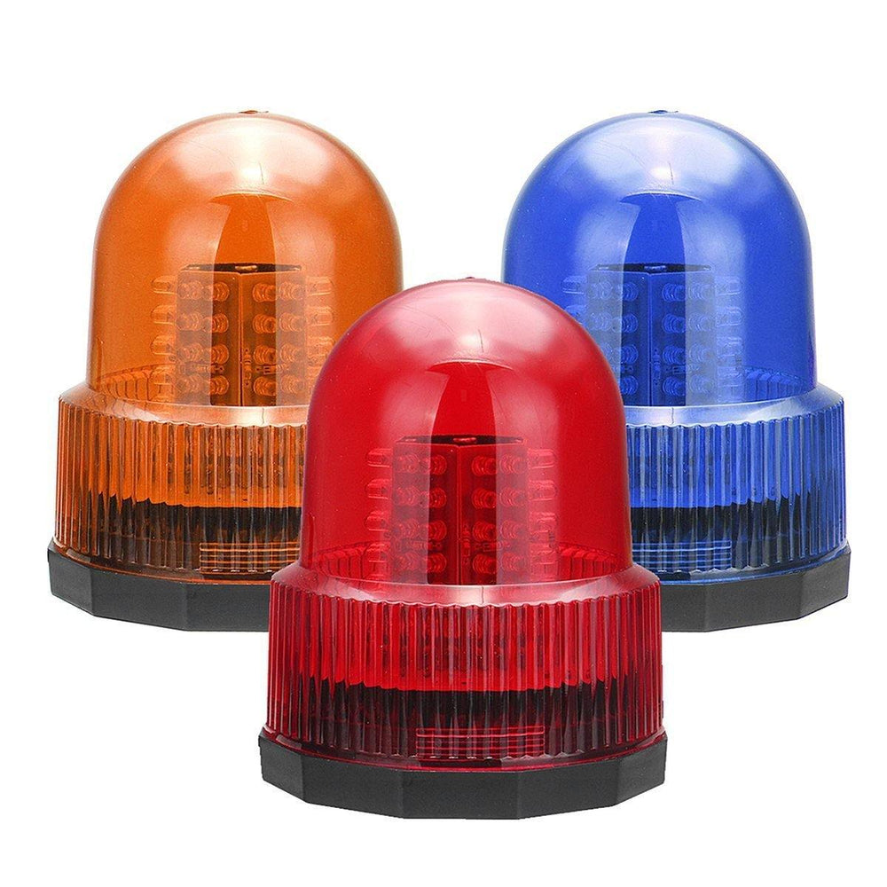 Planet Gates 12V Car Magnetic Beacon Rotating Revolving Strobe Flash Warning Alarm LED Light Roadway Safety
